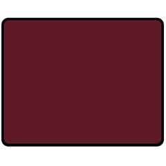 True Burgundy Color Fleece Blanket (medium)  by SpinnyChairDesigns