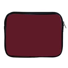 True Burgundy Color Apple Ipad 2/3/4 Zipper Cases by SpinnyChairDesigns