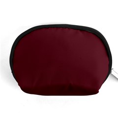 True Burgundy Color Accessory Pouch (medium) by SpinnyChairDesigns