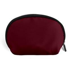 True Burgundy Color Accessory Pouch (large) by SpinnyChairDesigns