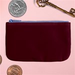 True Burgundy Color Large Coin Purse Front