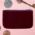 True Burgundy Color Large Coin Purse Back