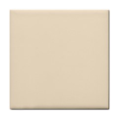 True Champagne Color Tile Coaster