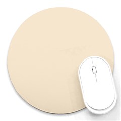 True Champagne Color Round Mousepads