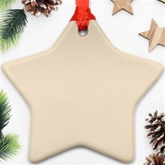 True Champagne Color Ornament (Star)