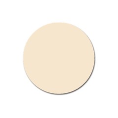 True Champagne Color Magnet 3  (round) by SpinnyChairDesigns