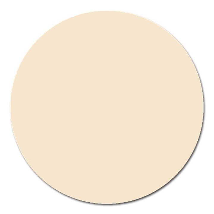 True Champagne Color Magnet 5  (Round)