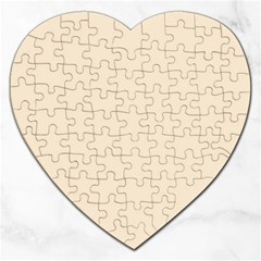 True Champagne Color Jigsaw Puzzle (heart) by SpinnyChairDesigns