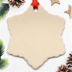 True Champagne Color Ornament (Snowflake)