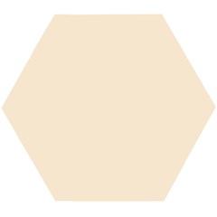 True Champagne Color Wooden Puzzle Hexagon by SpinnyChairDesigns