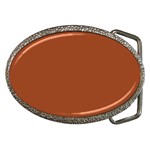 True Cinnamon Color Belt Buckles Front