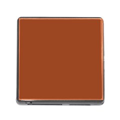 True Cinnamon Color Memory Card Reader (square 5 Slot) by SpinnyChairDesigns