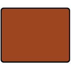 True Cinnamon Color Fleece Blanket (medium)  by SpinnyChairDesigns