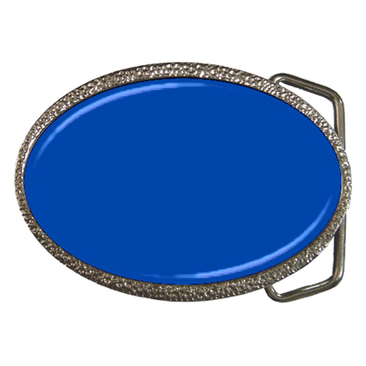 True Cobalt Blue Color Belt Buckles