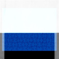 True Cobalt Blue Color Rectangular Jigsaw Puzzl by SpinnyChairDesigns