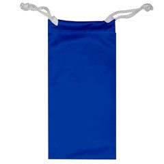 True Cobalt Blue Color Jewelry Bag by SpinnyChairDesigns