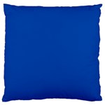 True Cobalt Blue Color Large Cushion Case (Two Sides) Front