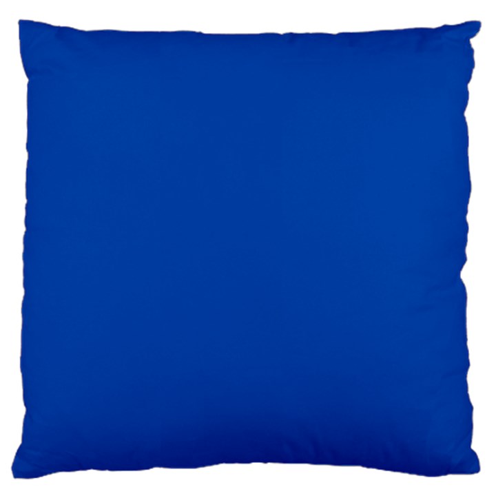 True Cobalt Blue Color Large Cushion Case (Two Sides)