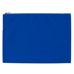 True Cobalt Blue Color Cosmetic Bag (xxl) by SpinnyChairDesigns