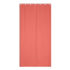 True Coral Pink Color Shower Curtain 36  X 72  (stall)  by SpinnyChairDesigns