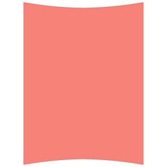 True Coral Pink Color Back Support Cushion by SpinnyChairDesigns