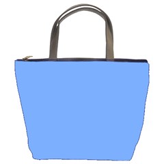 True Cornflower Blue Color Bucket Bag by SpinnyChairDesigns