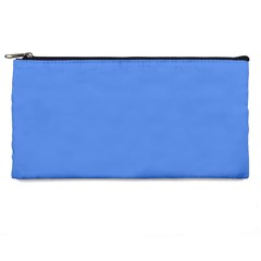 True Cornflower Blue Color Pencil Case by SpinnyChairDesigns