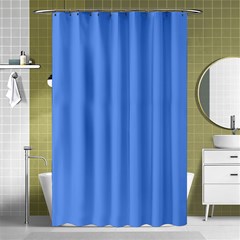 True Cornflower Blue Color Shower Curtain 48  X 72  (small)  by SpinnyChairDesigns