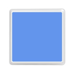 True Cornflower Blue Color Memory Card Reader (square) by SpinnyChairDesigns