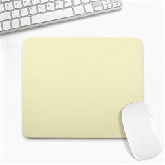 True Cream Color Large Mousepads by SpinnyChairDesigns