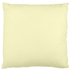 True Cream Color Large Cushion Case (one Side) by SpinnyChairDesigns