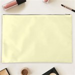 True Cream Color Cosmetic Bag (XXL) Back