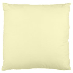 True Cream Color Standard Flano Cushion Case (one Side) by SpinnyChairDesigns