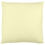 True Cream Color Standard Flano Cushion Case (One Side) Front