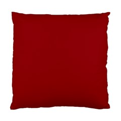 True Dark Red Color Standard Cushion Case (two Sides) by SpinnyChairDesigns