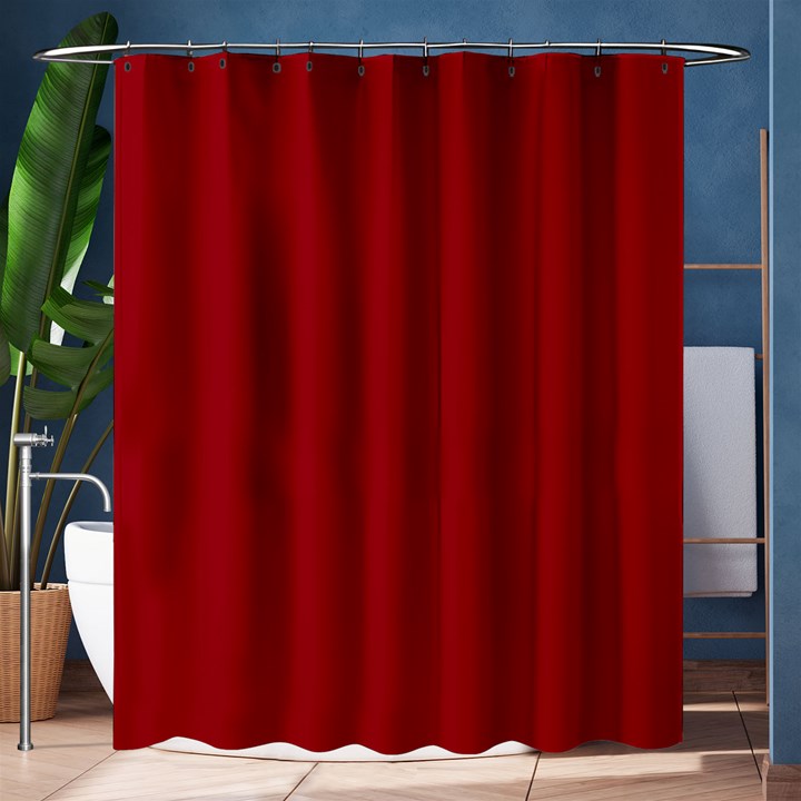 True Dark Red Color Shower Curtain 60  x 72  (Medium) 