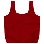 True Dark Red Color Full Print Recycle Bag (XXXL) Back