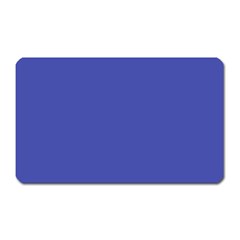 Dark Slate Blue Color Magnet (rectangular) by SpinnyChairDesigns