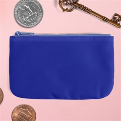 Dark Slate Blue Color Large Coin Purse by SpinnyChairDesigns