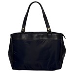 Dark Slate Grey Color Oversize Office Handbag Front