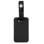 Dark Slate Grey Color Luggage Tag (one side) Front