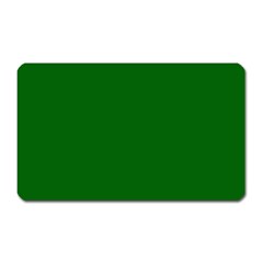 True Emerald Green Color Magnet (rectangular) by SpinnyChairDesigns