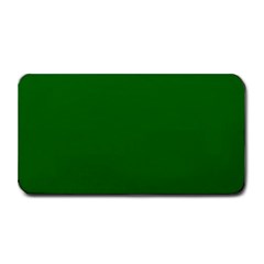 True Emerald Green Color Medium Bar Mats by SpinnyChairDesigns