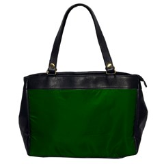 True Emerald Green Color Oversize Office Handbag by SpinnyChairDesigns