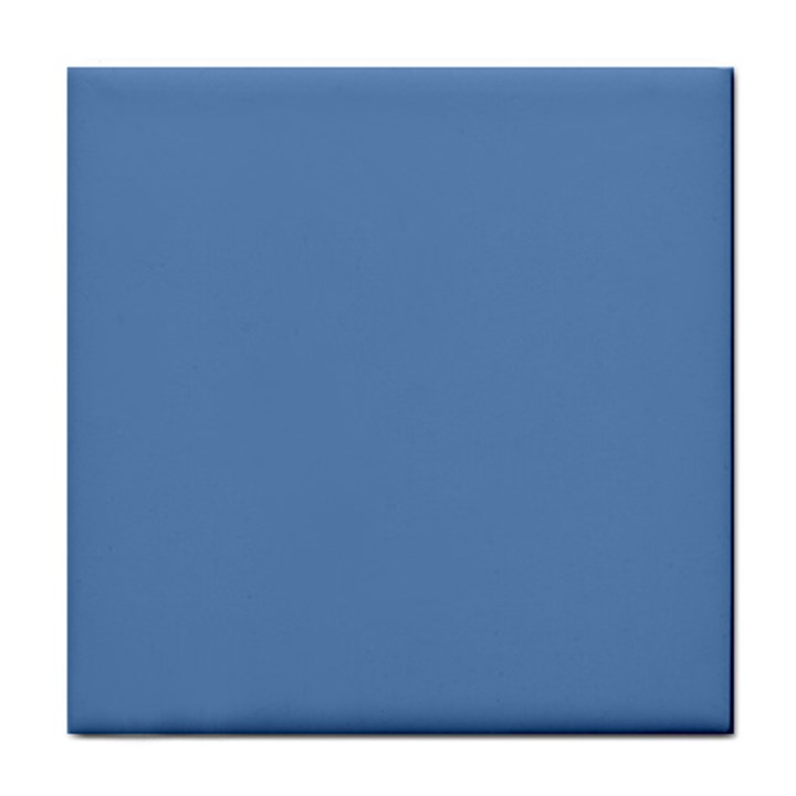 Faded Blue Color Tile Coaster