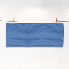 Faded Blue Color Hand Towel by SpinnyChairDesigns