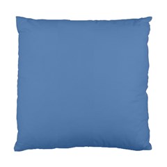 Faded Blue Color Standard Cushion Case (one Side) by SpinnyChairDesigns