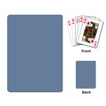 Faded Denim Blue Color Playing Cards Single Design (Rectangle) Back