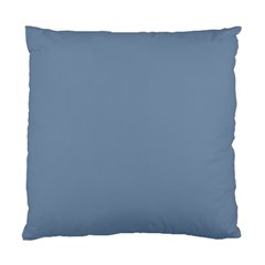 Faded Denim Blue Color Standard Cushion Case (one Side) by SpinnyChairDesigns