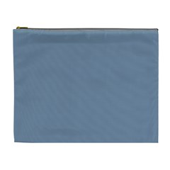 Faded Denim Blue Color Cosmetic Bag (xl) by SpinnyChairDesigns